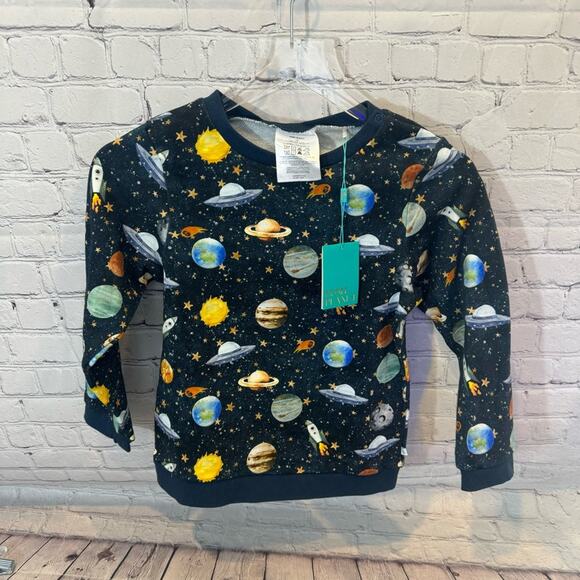 Posh Peanut Planet Pattern Sweatshirt - Picture 1 of 3